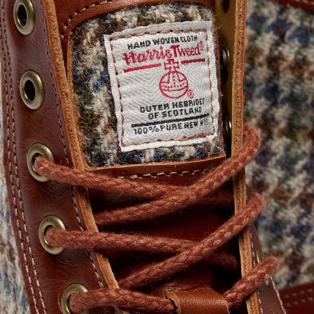 Dr. Martens Made In England 1460 Harris Tweed - Amber Tan