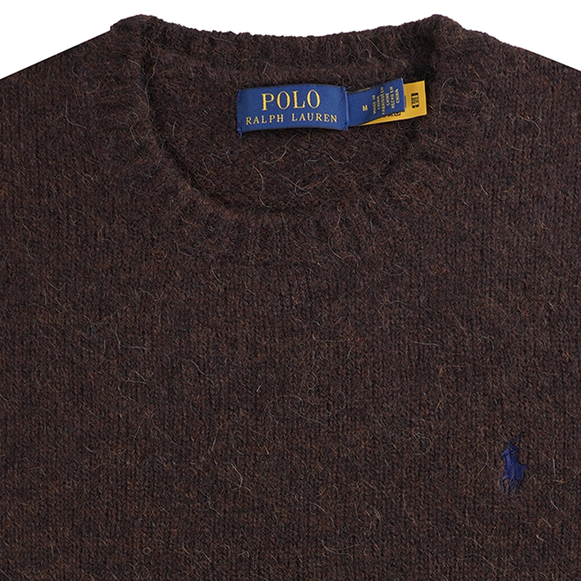 Polo Ralph Lauren Textured Crewneck Jumper - Brown