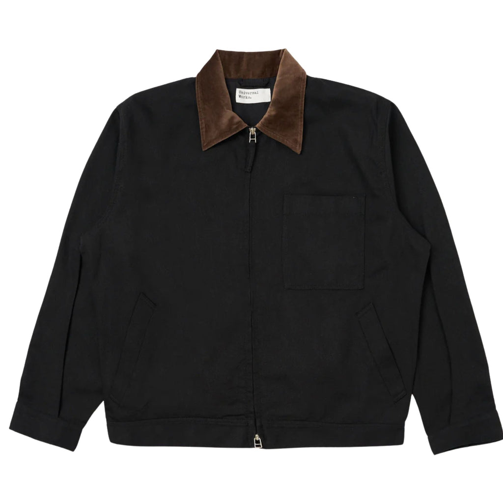 Twill Rose Bowl Jacket - Black