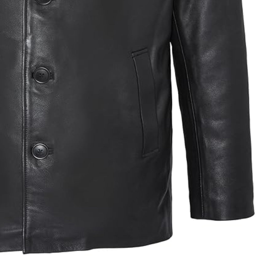 Schott NYC Maine 2 Leather Jacket - Black