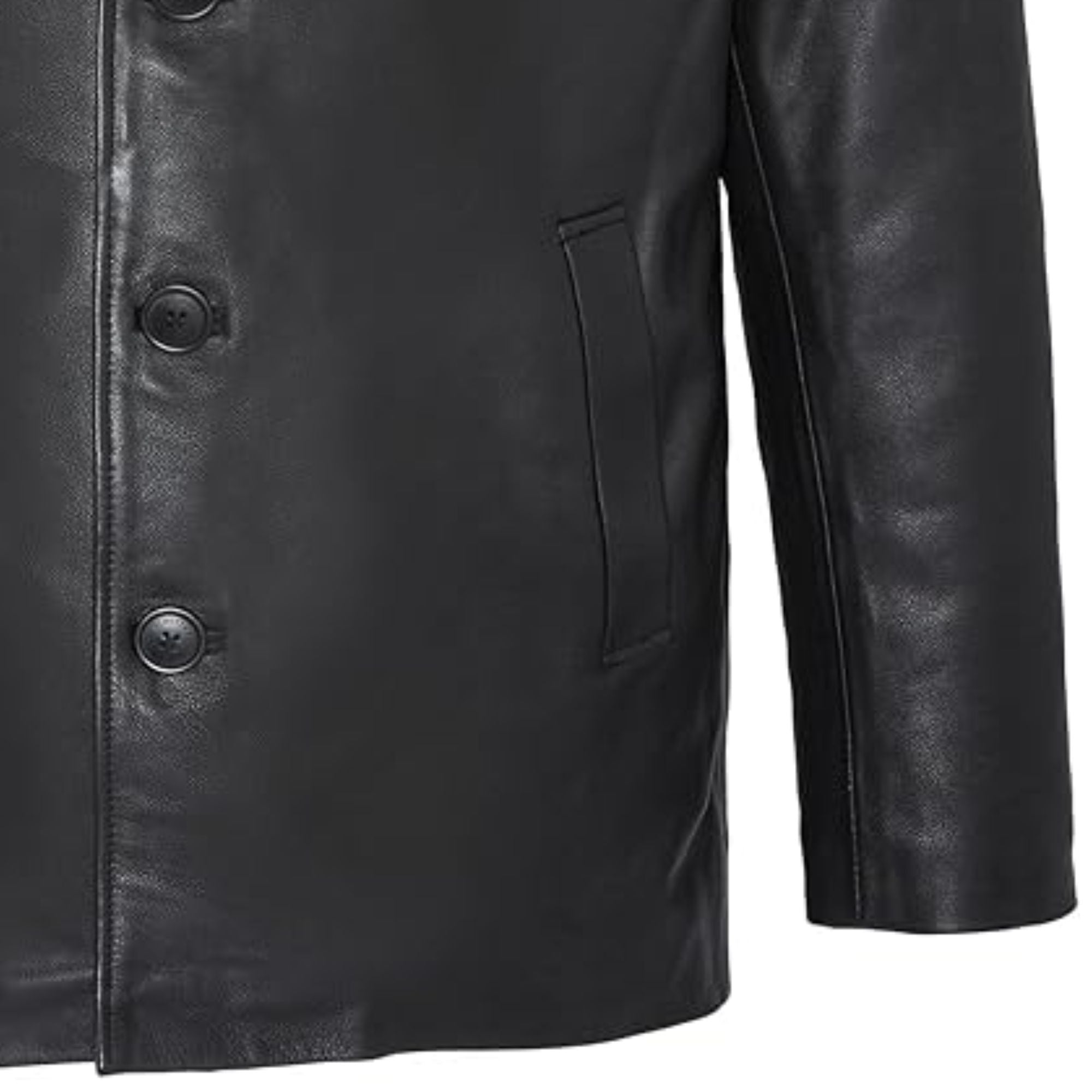 Schott NYC Maine 2 Leather Jacket - Black