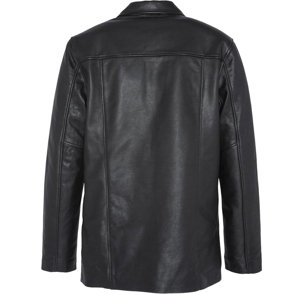 Schott NYC Maine 2 Leather Jacket - Black
