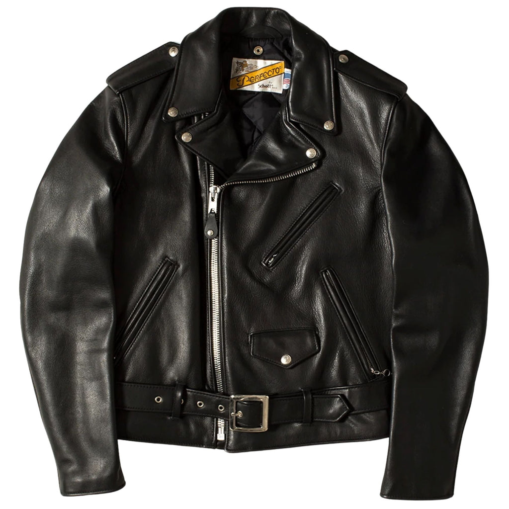 Schott NYC Classic Perfecto 118 Leather Motorcycle Jacket