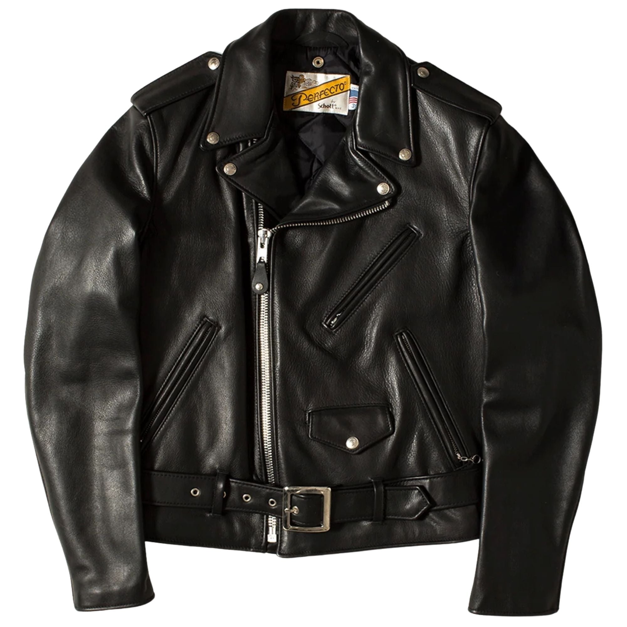 Schott NYC Classic Perfecto 118 Leather Motorcycle Jacket