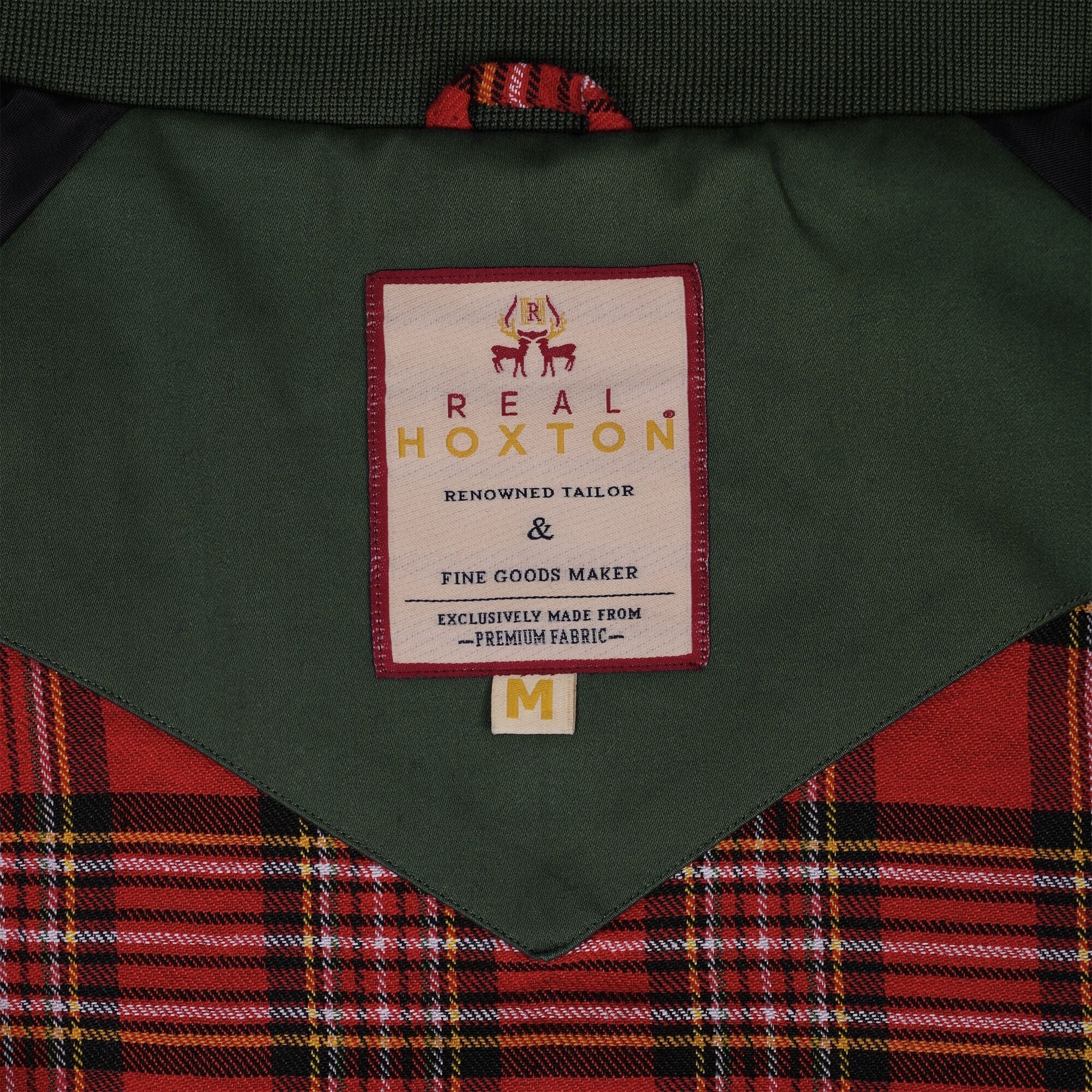 Real Hoxton Harrington Jacket - Green