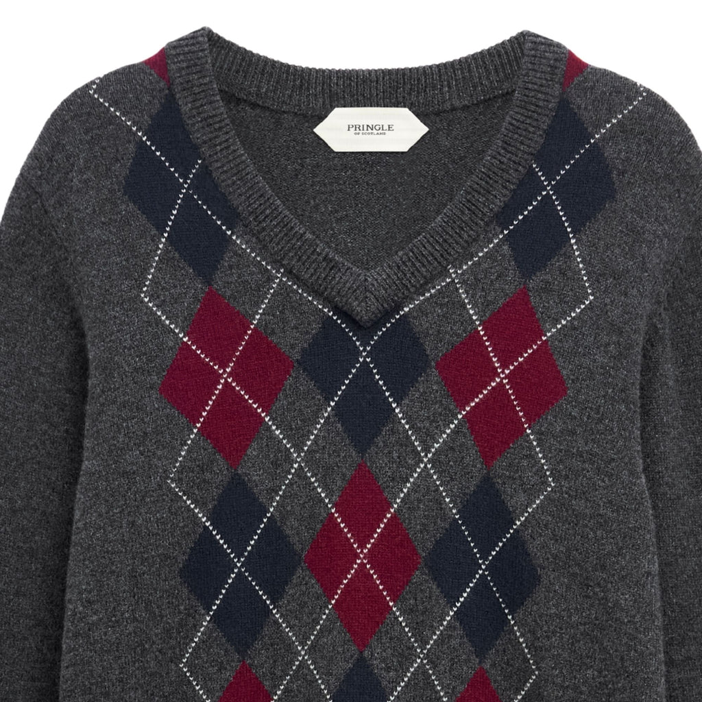 Pringle of Scotland Argyle Jumper - Charcoal