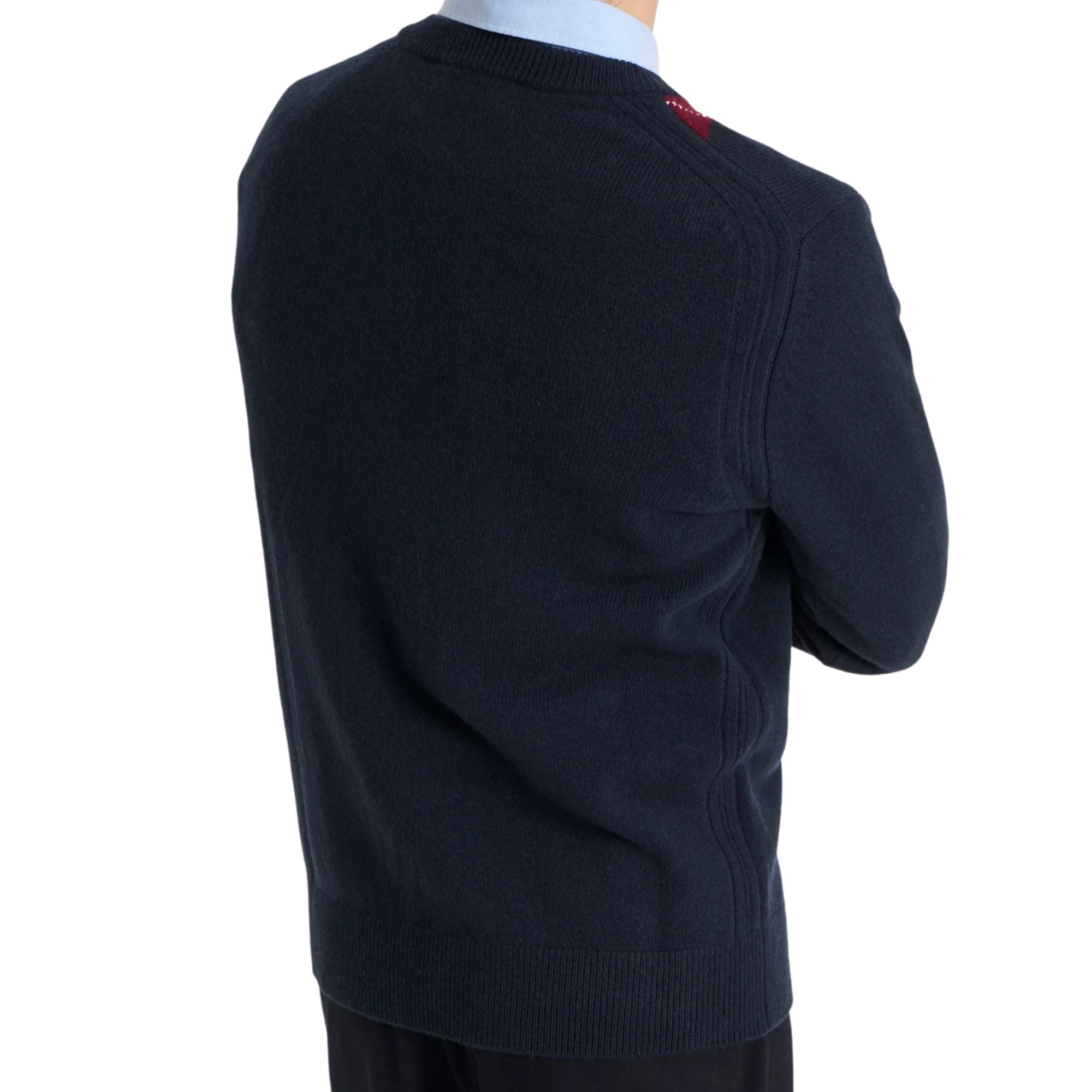 Argyle Jumper - Navy