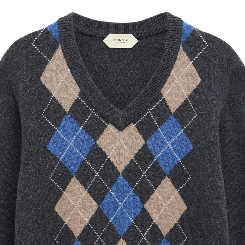 Pringle of Scotland Argyle Jumper - Charcoal