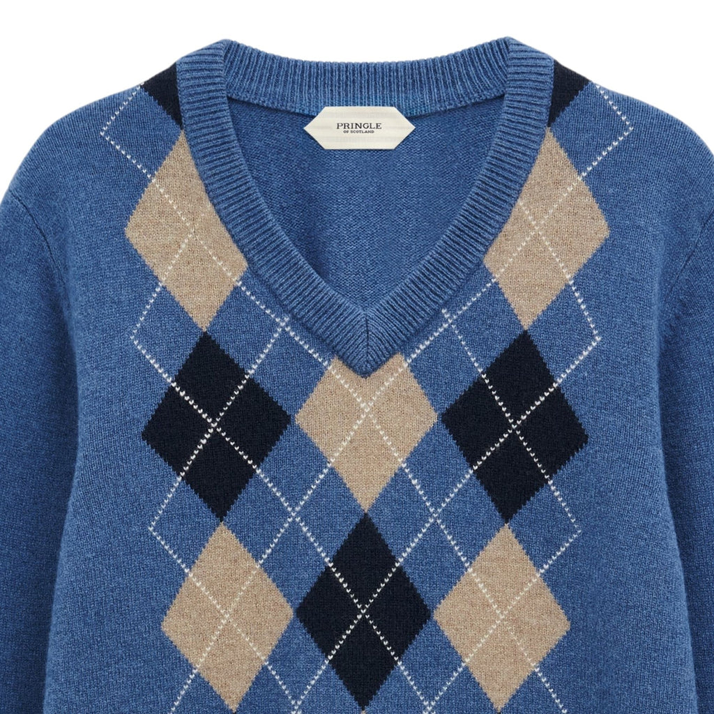 Pringle of Scotland Argyle Jumper - Blue