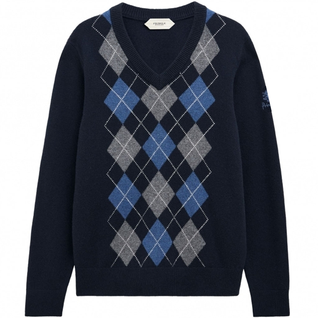 Pringle of Scotland Argyle Jumper - Navy