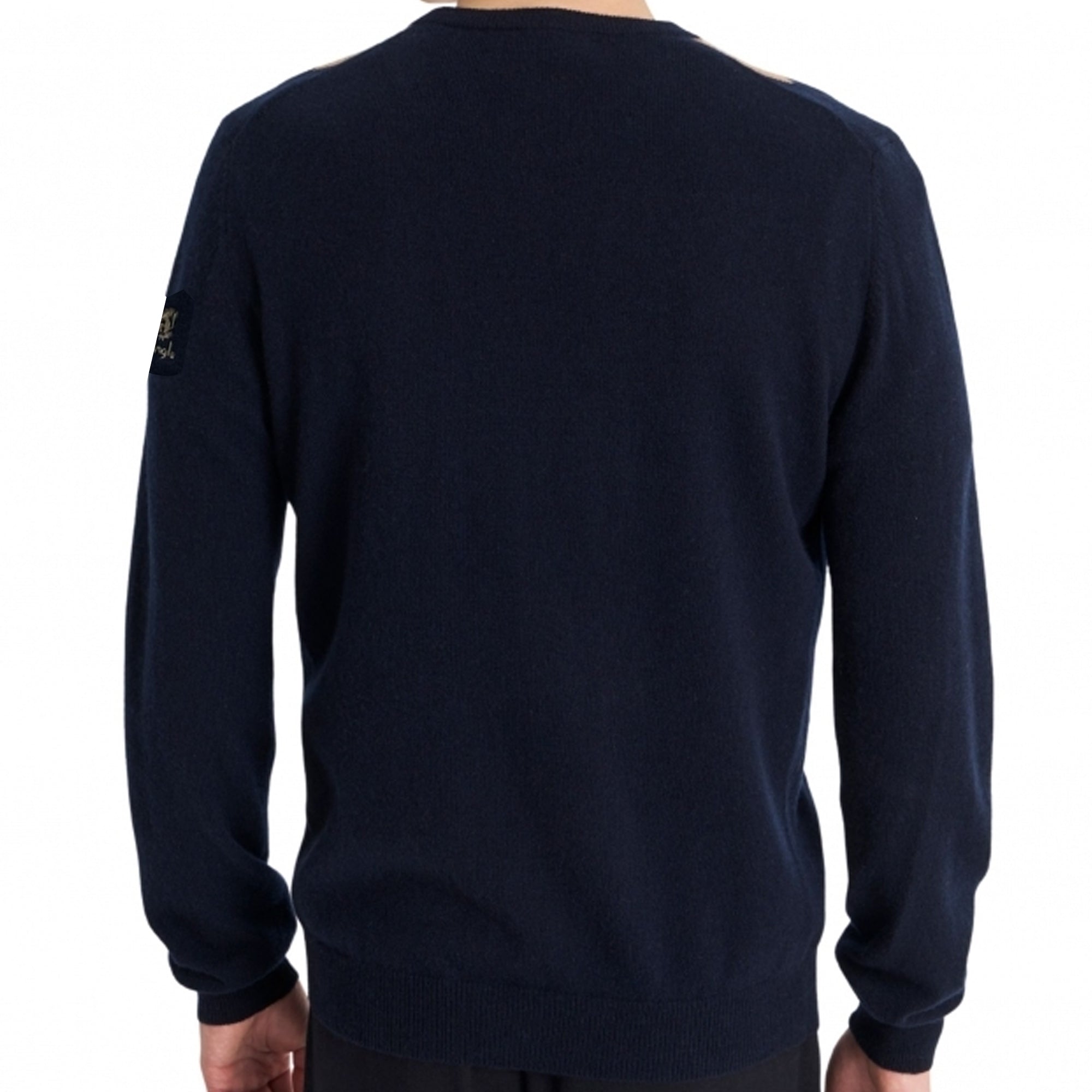 Argyle Jumper - Navy