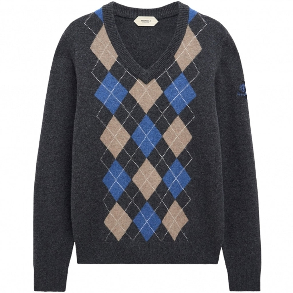 Pringle of Scotland Argyle Jumper - Charcoal