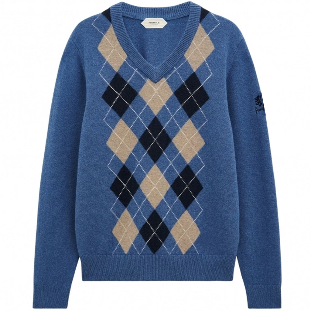 Pringle of Scotland Argyle Jumper - Blue