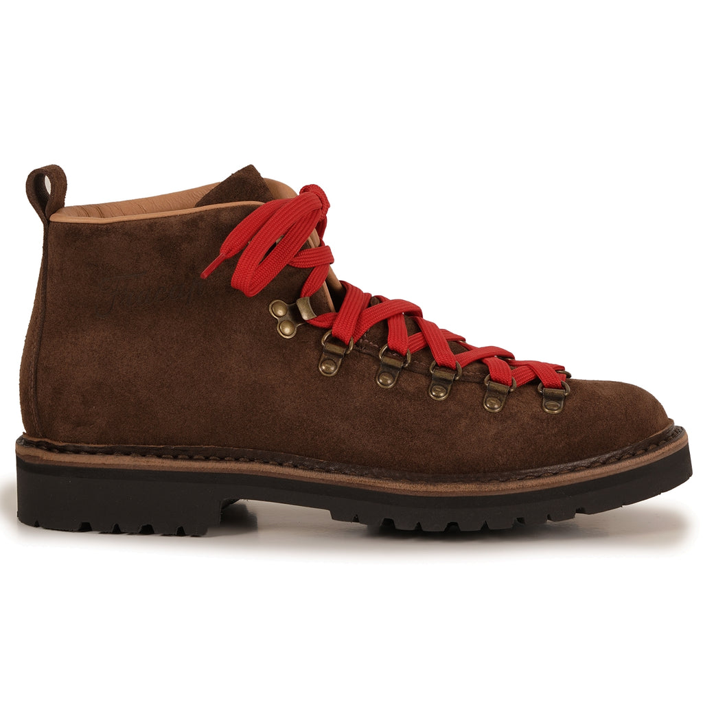 Fracap M120 Suede Boots - Coffee/Black