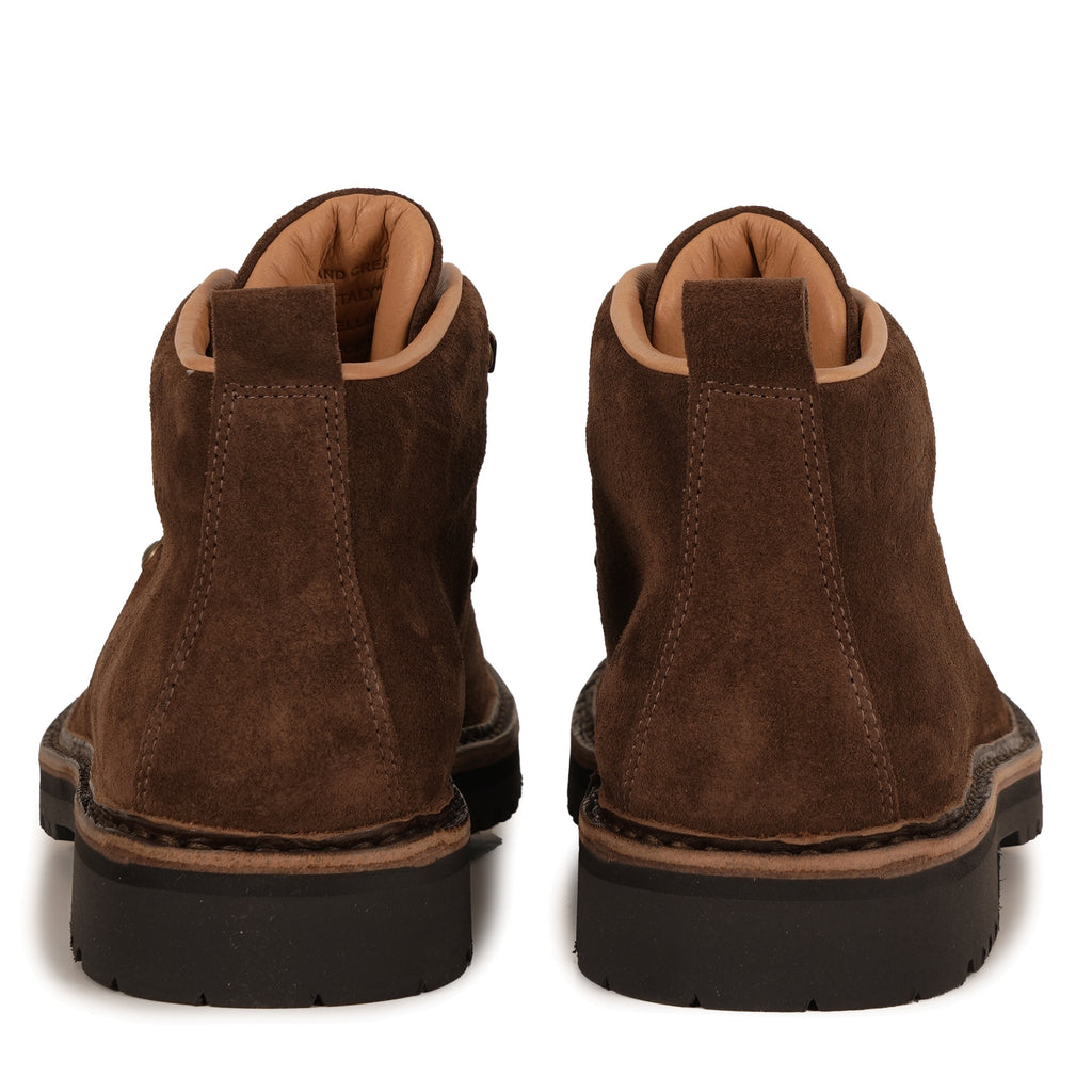 Fracap M120 Suede Boots - Coffee/Black