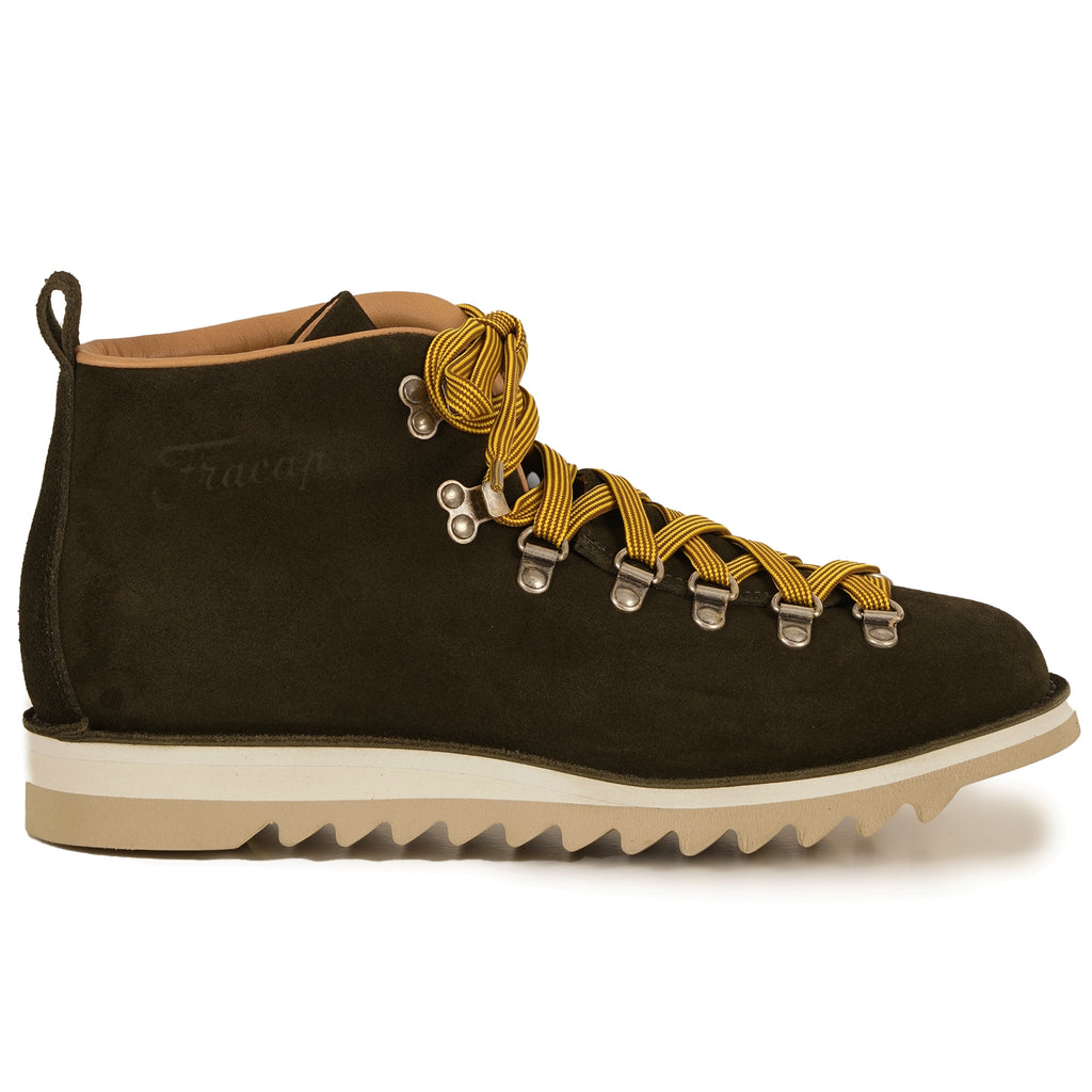 Fracap M120 Suede Boots - Forest/Beige