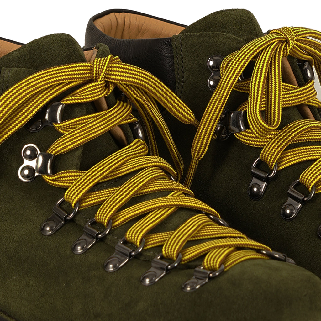 Fracap M128 Suede Boots - Green/Black
