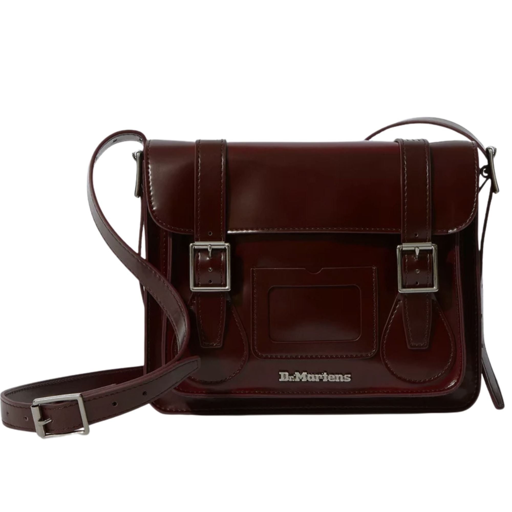 Dr. Martens 11 Inch Vegan Kiev Satchel - Cherry Brown