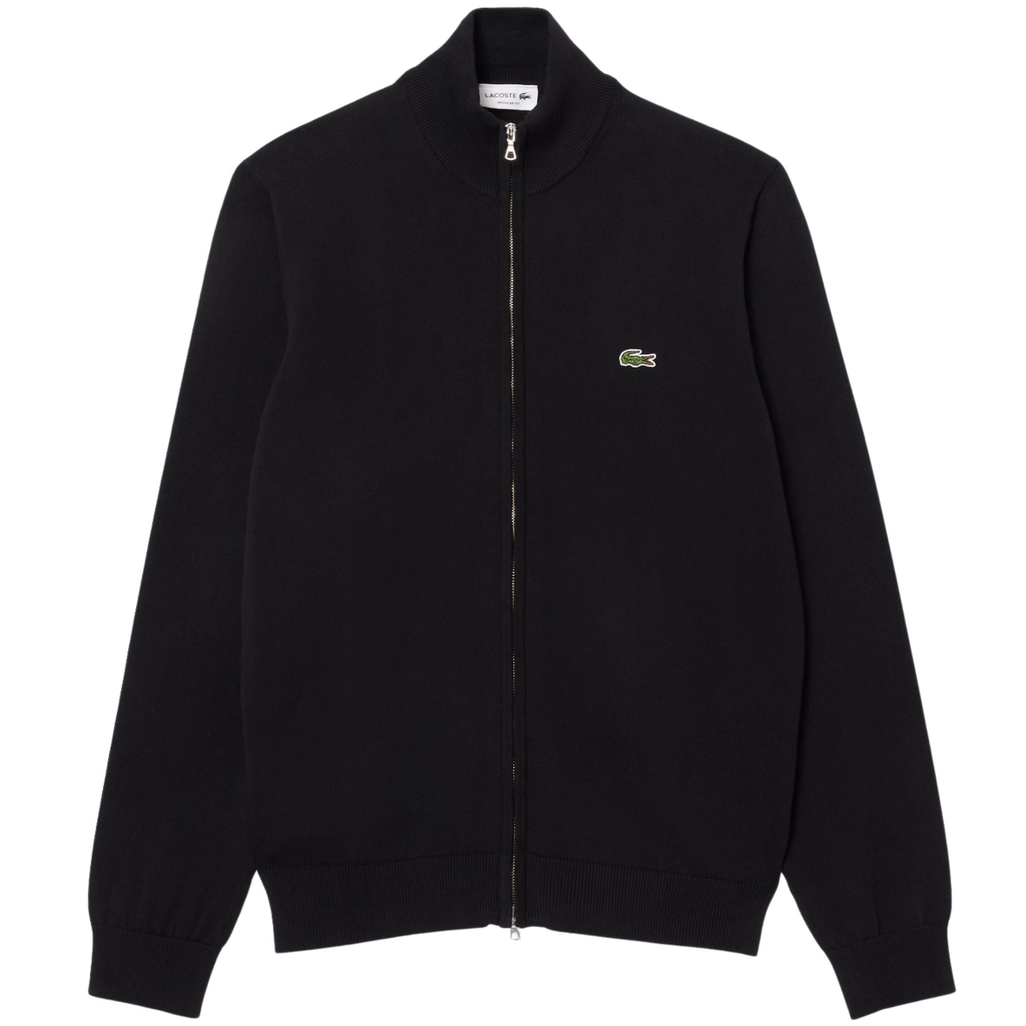 Lacoste Zipped Sweater - Black