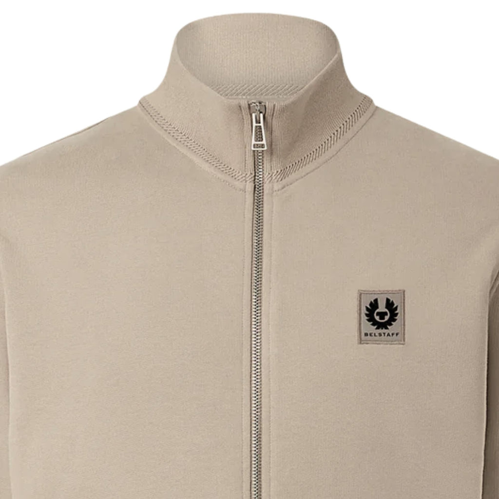 Belstaff Full Zip Sweatshirt - Dark Sand