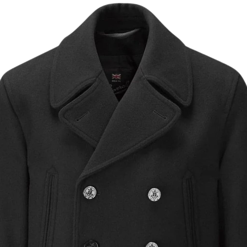 Gloverall Churchill Peacoat - Black