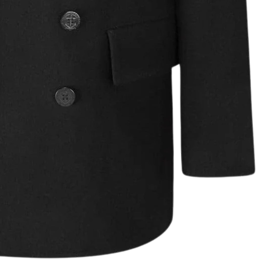 Gloverall Churchill Peacoat - Black