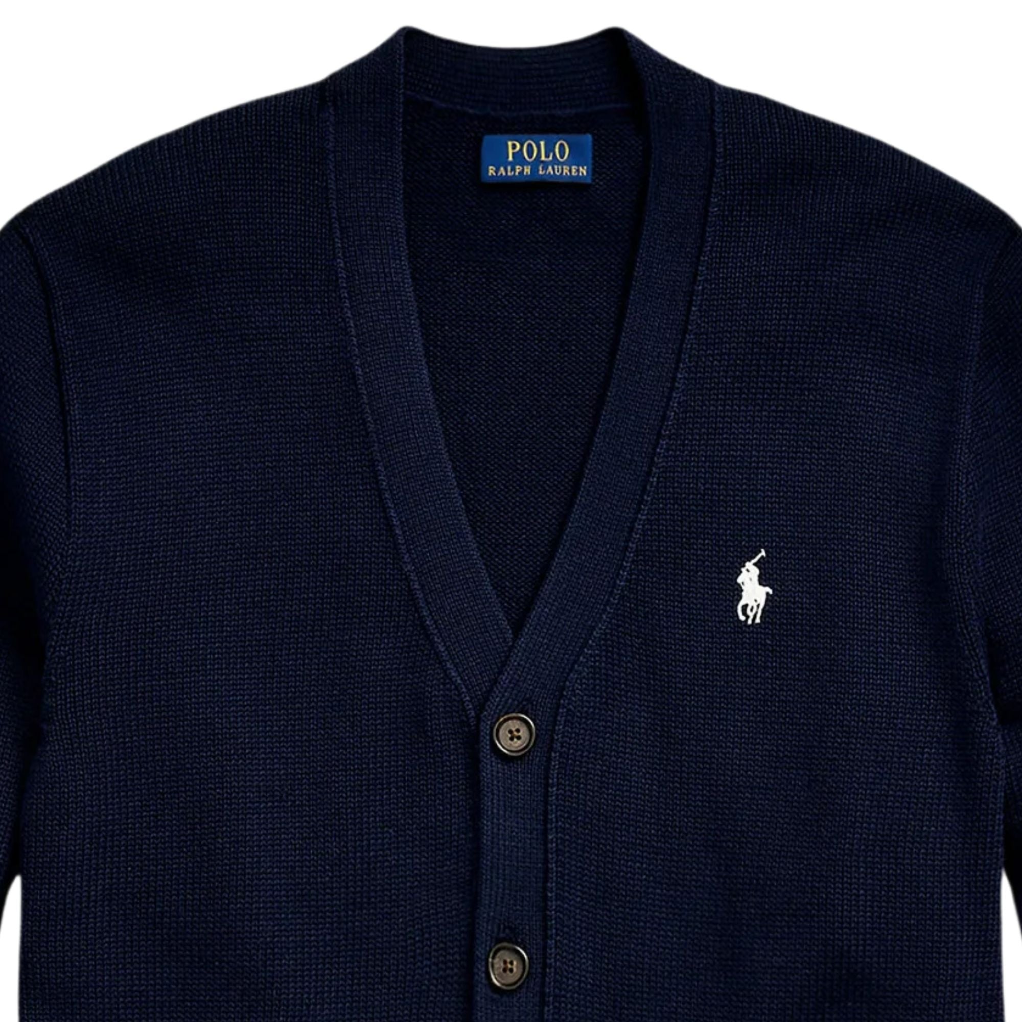 Polo Ralph Lauren V-Neck Cardigan - Navy