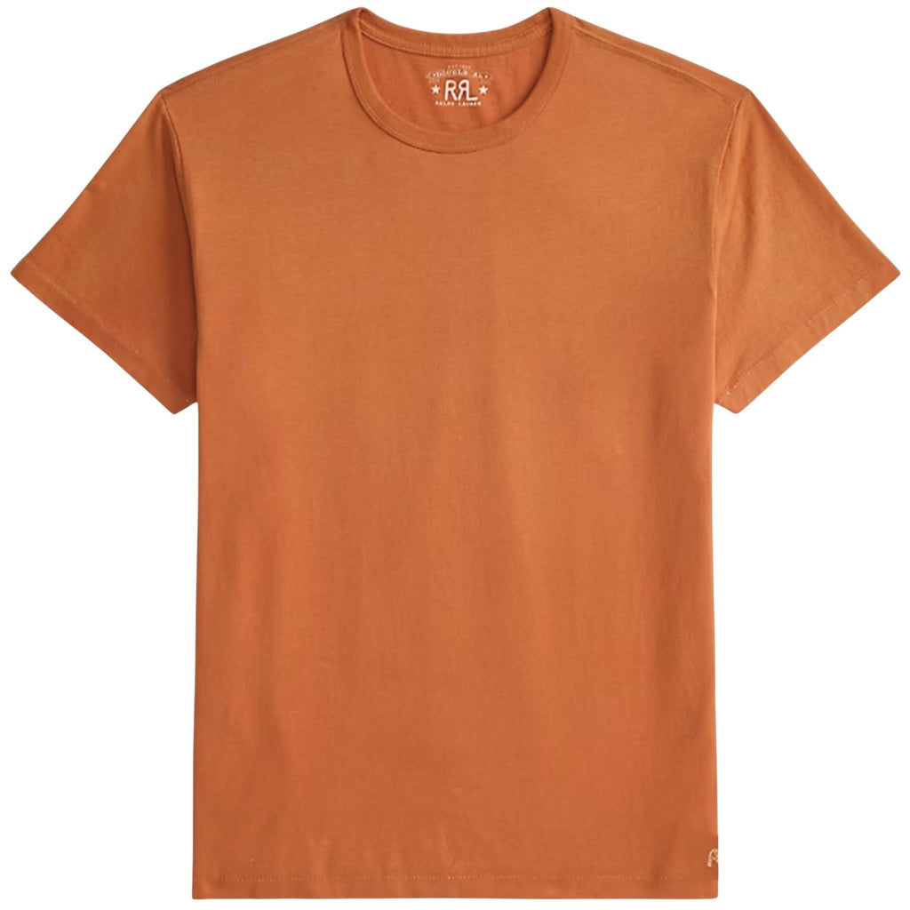RRL by Ralph Lauren Garment-Dyed Crewneck T-Shirt - Orange
