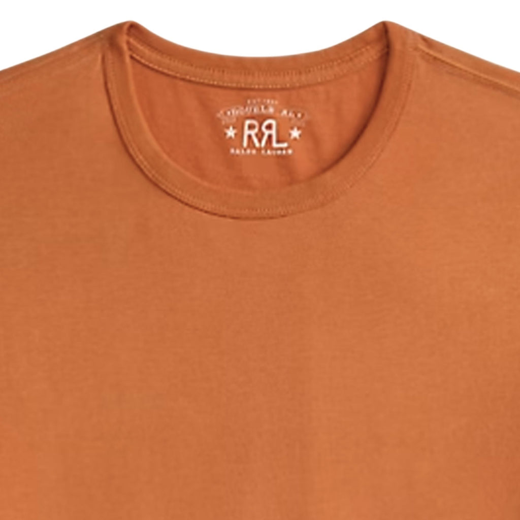 RRL by Ralph Lauren Garment-Dyed Crewneck T-Shirt - Orange