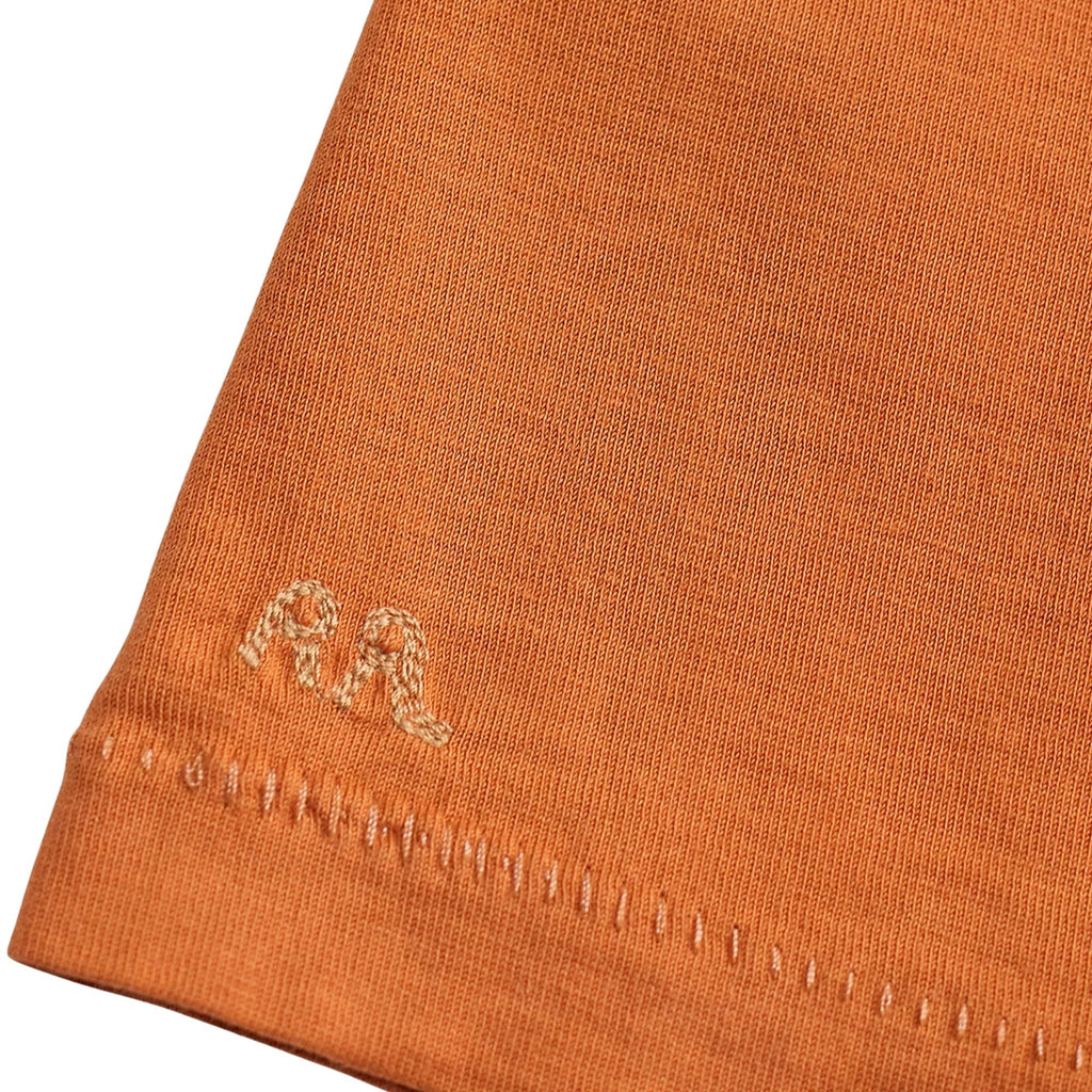 RRL by Ralph Lauren Garment-Dyed Crewneck T-Shirt - Orange