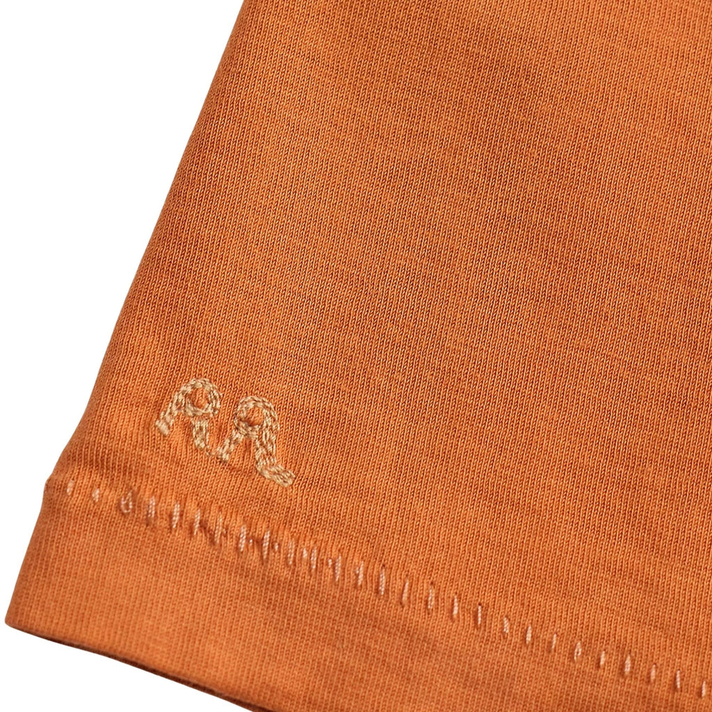 RRL by Ralph Lauren Garment-Dyed Crewneck T-Shirt - Orange