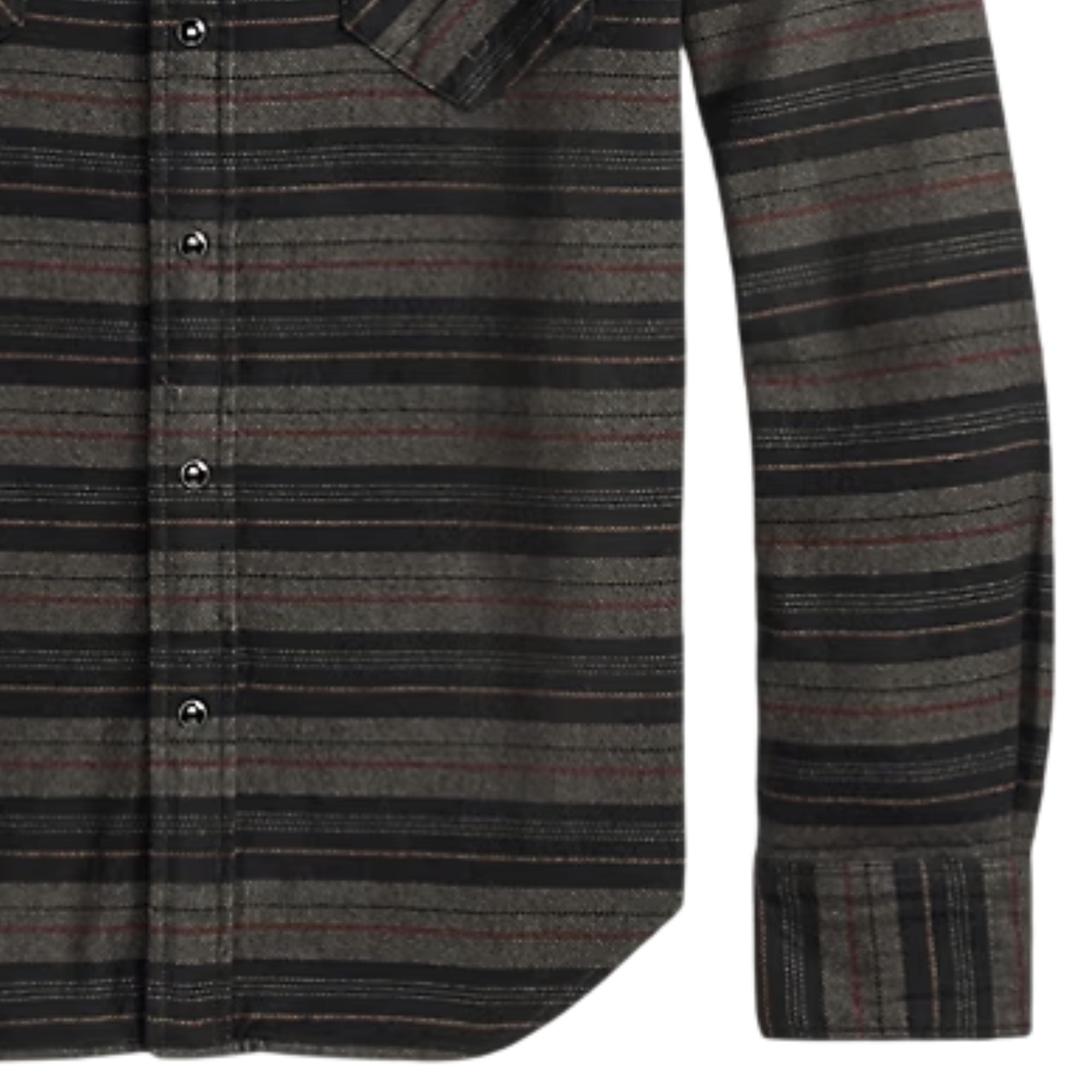 RRL by Ralph Lauren Slim Fit Plaid Twill Western Shirt - Navy