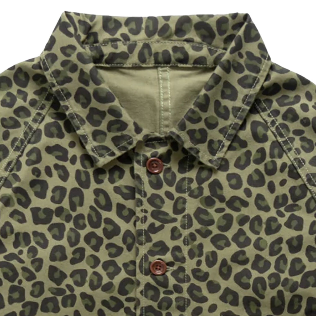 Service Works Patterned Front Of House Jacket - Leopard