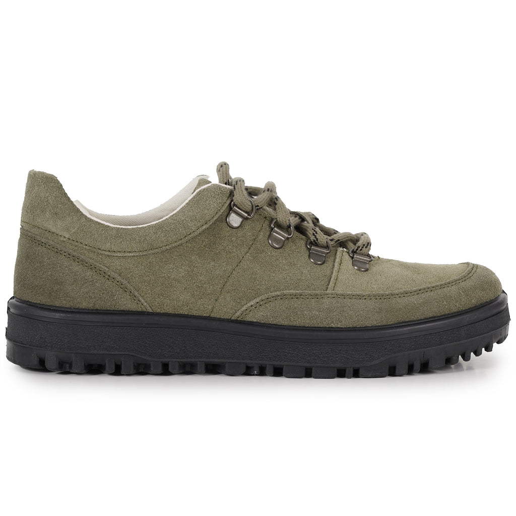 Novesta Trampky Suede Trainer - Khaki Green