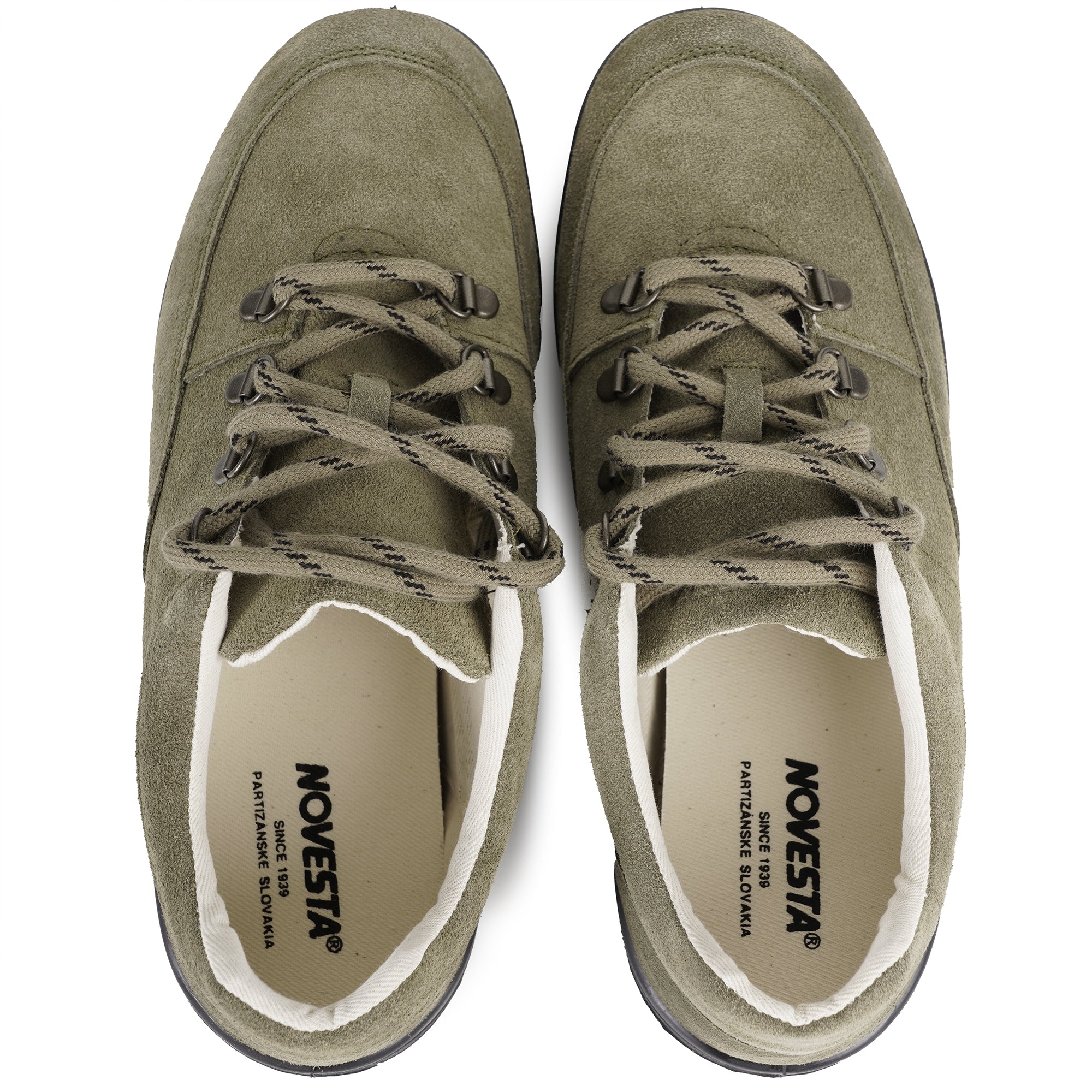 Novesta Trampky Suede Trainer - Khaki Green