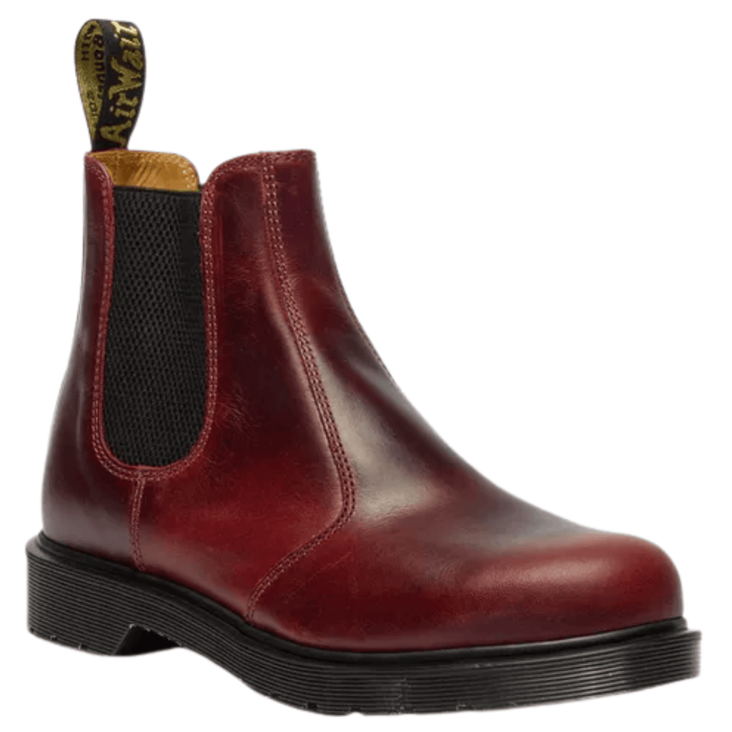 Dr. Martens Made In England 2976 Classic Calf Leather Chelsea Boots - Burgundy