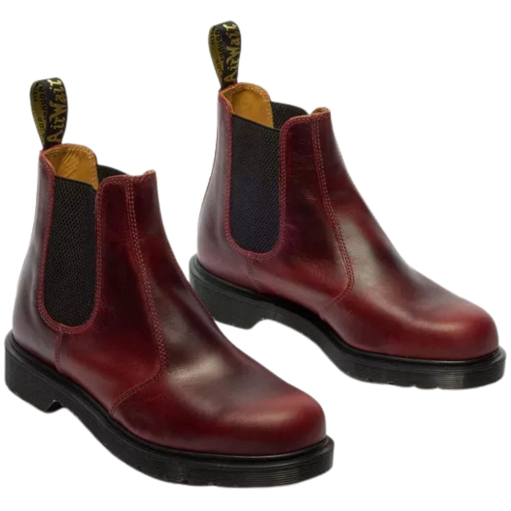 Dr. Martens Made In England 2976 Classic Calf Leather Chelsea Boots - Burgundy