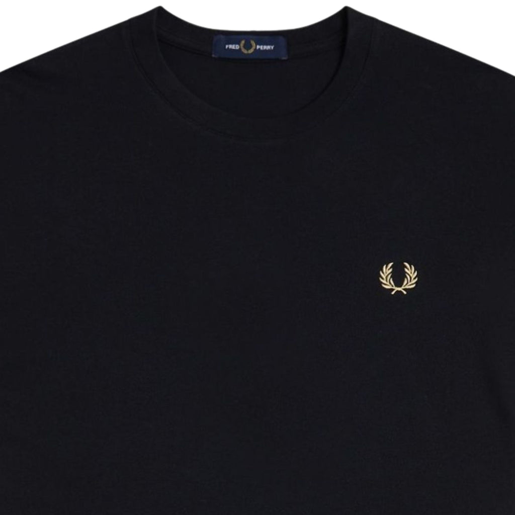 Fred Perry Twin Tipped Cuff T-Shirt - Black/Champ