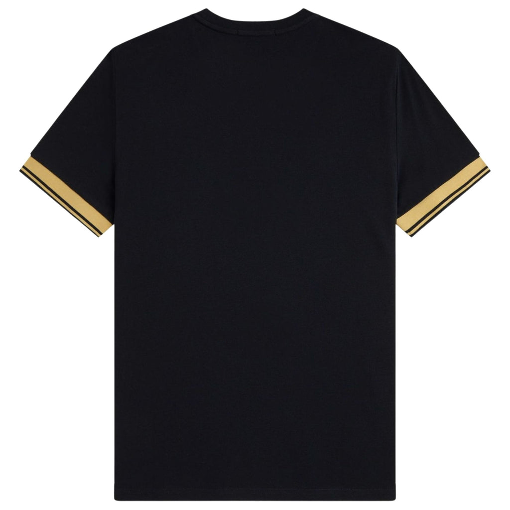 Fred Perry Twin Tipped Cuff T-Shirt - Black/Champ