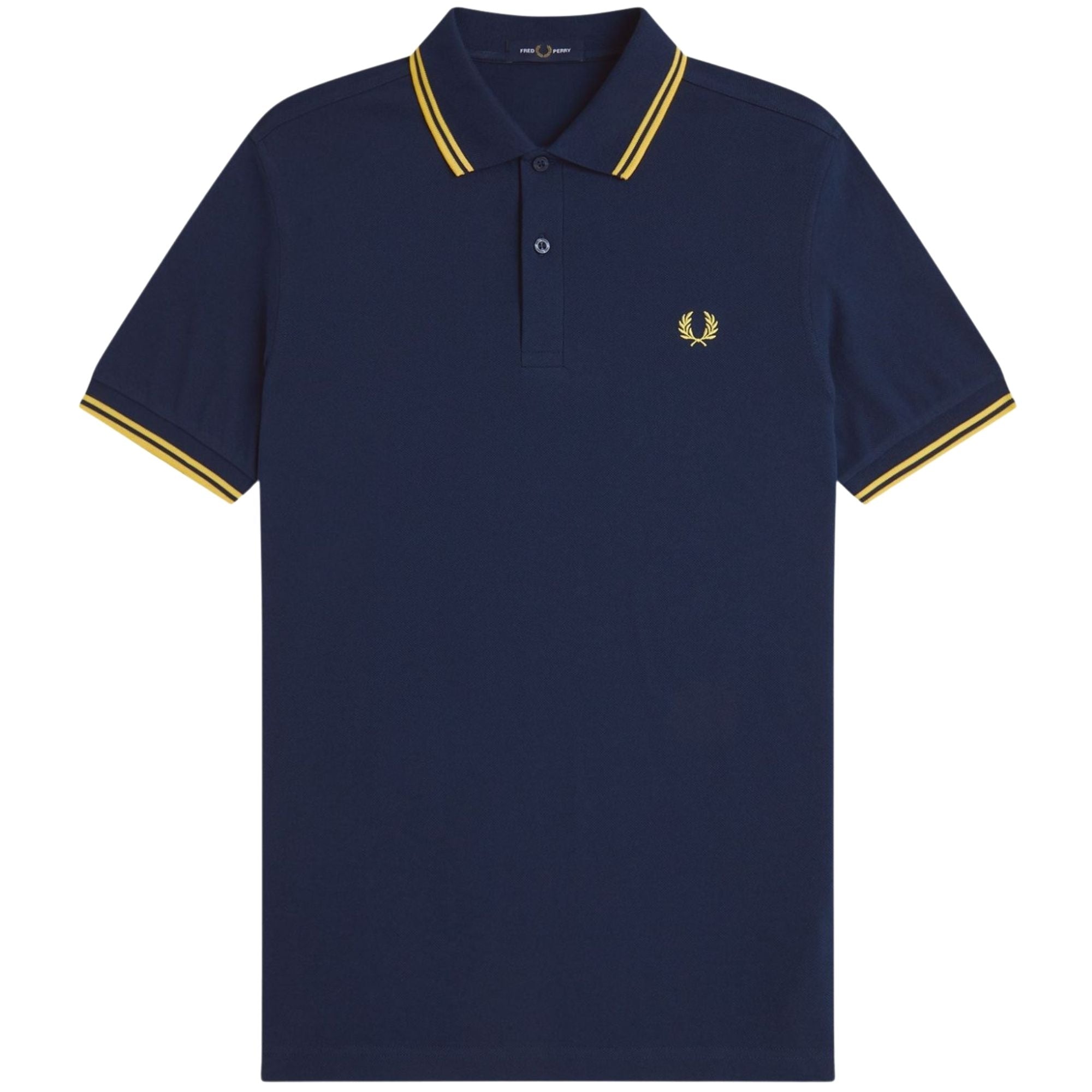Fred Perry M3600 Twin Tipped Polo Shirt - Tennis Blue