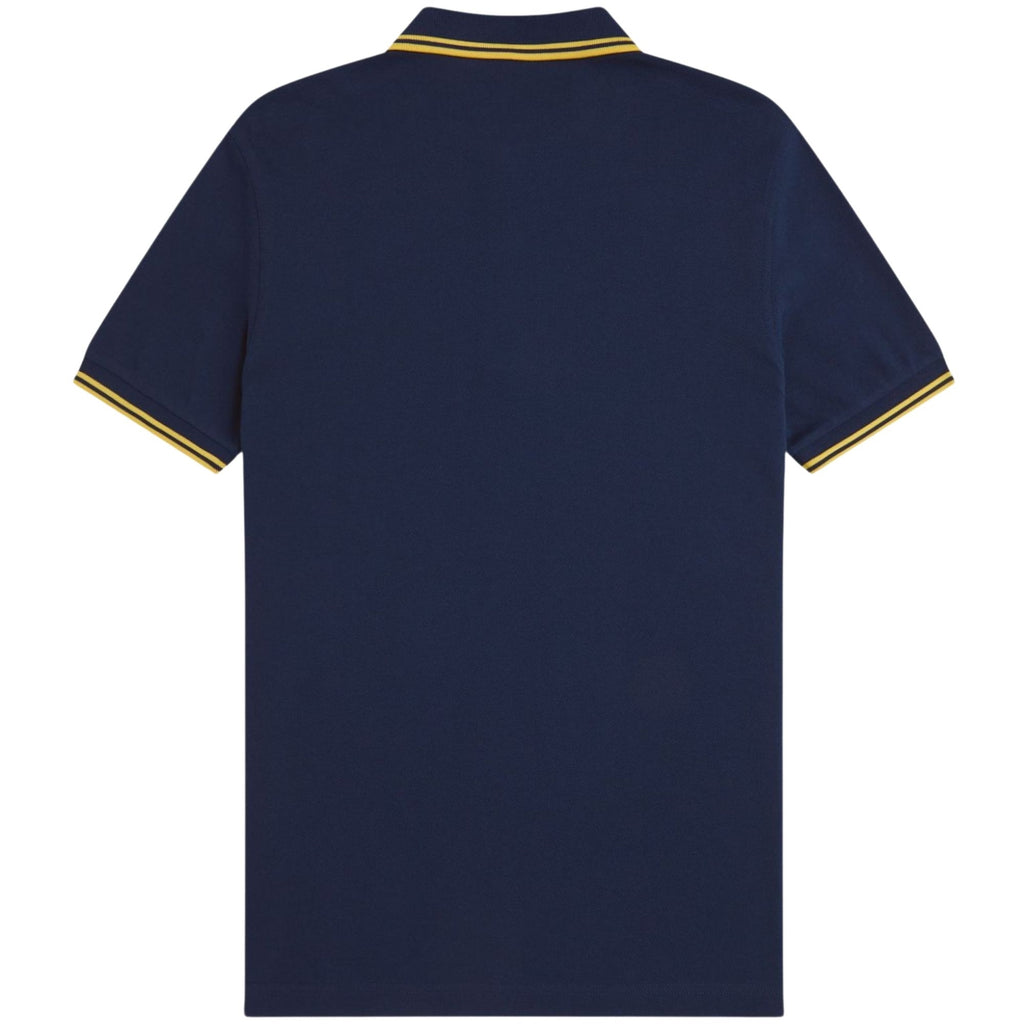 Fred Perry M3600 Twin Tipped Polo Shirt - Tennis Blue