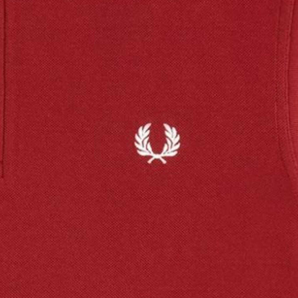 Fred Perry M3600 Twin Tipped Polo Shirt - Burnt Red