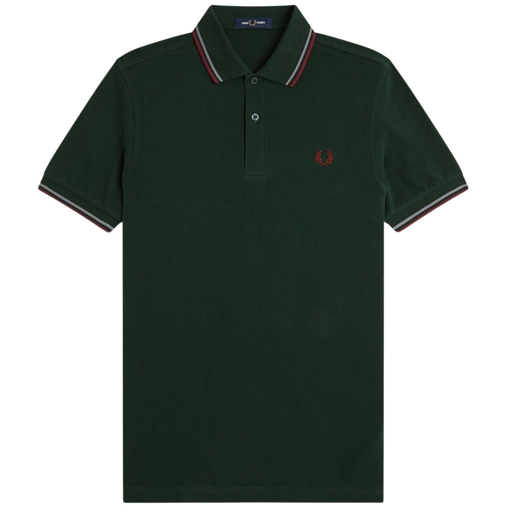 Fred Perry M3600 Twin Tipped Polo Shirt - Grassroots