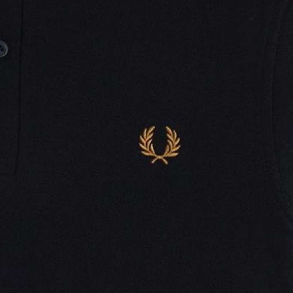 Fred Perry M3600 Twin Tipped Polo Shirt - Black