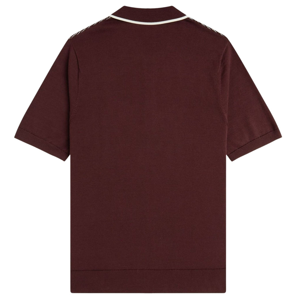 Tonic Waffle Knitted Shirt - Oxblood
