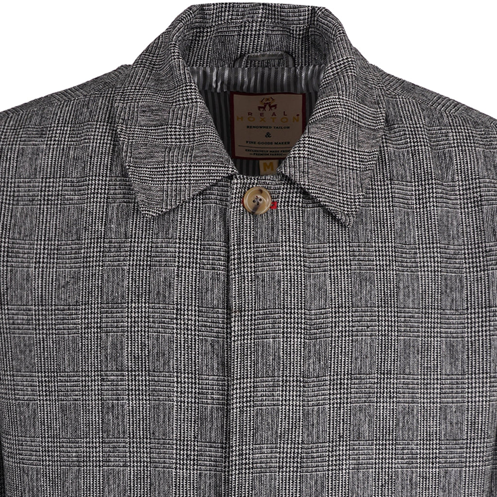 Real Hoxton Mac Coat - Prince of Wales Check