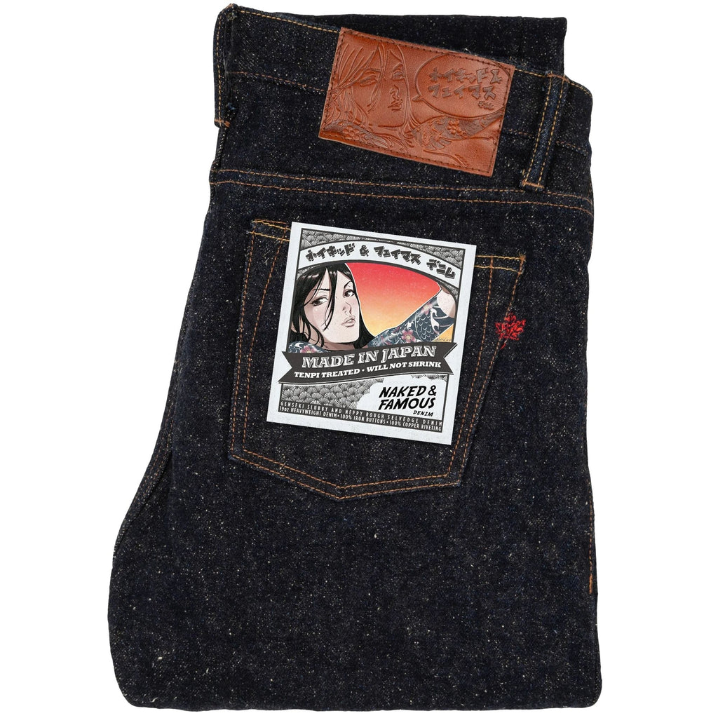 Naked and Famous Denim Weird Guy MIJ16 Genseki Selvedge - Indigo
