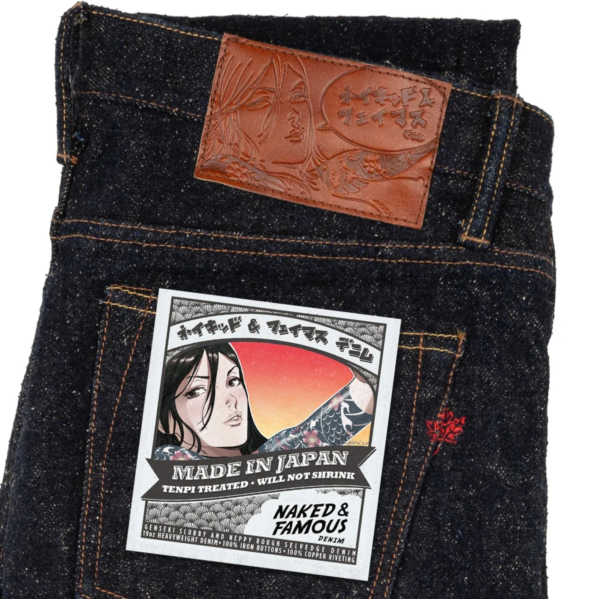 Naked and Famous Denim Weird Guy MIJ16 Genseki Selvedge - Indigo