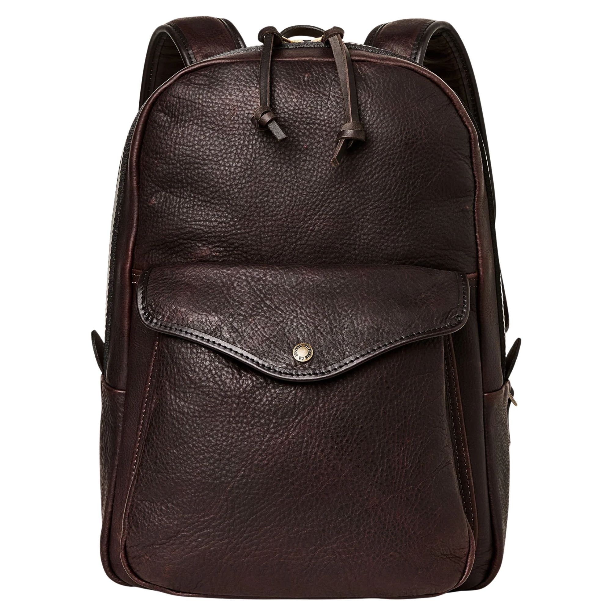 Filson Heritage Leather Journeyman Backpack - Brown