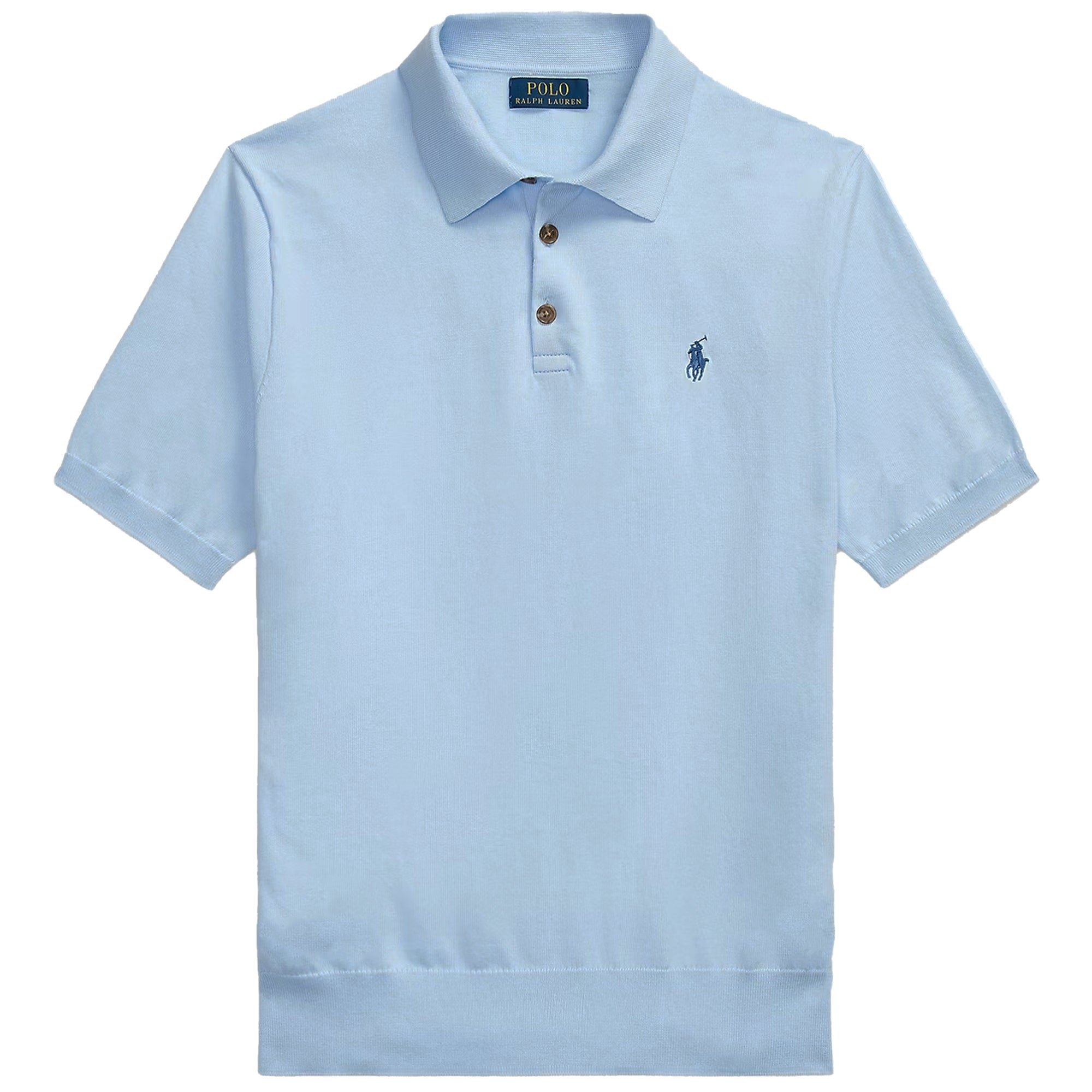 Knit Polo - Blue